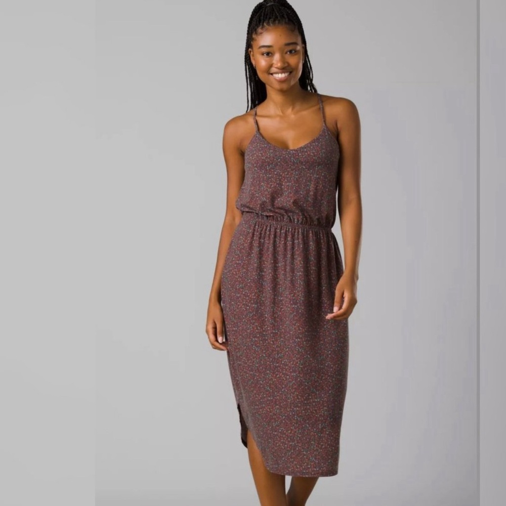 Prana Dress Ayla Sleeveless Midi Dress